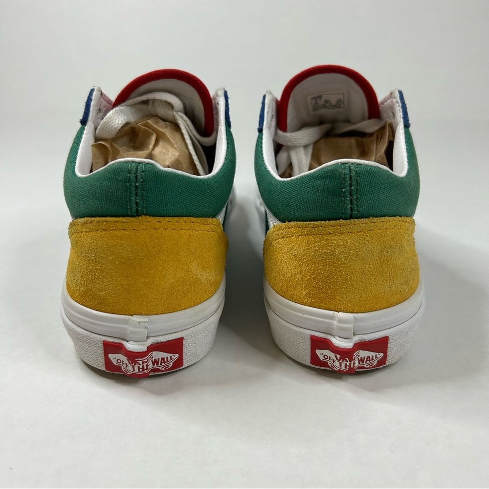 Vans Yacht Club Old Skool Shoe Blue/Green/Yellow Size US Kids 2.5 - Picture 4 of 7